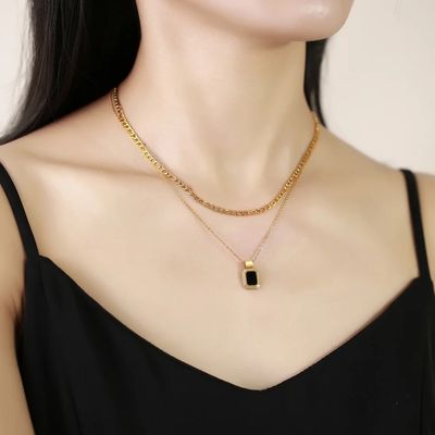 double layer golden necklace_img_2