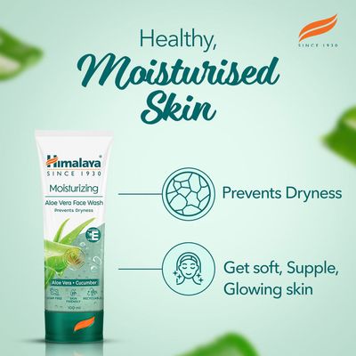 Himalaya Moisturizing Aloe Vera Face Wash 100ml – best price_img_3