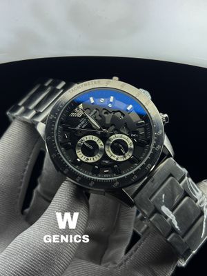 Emporio Armani Macanicco Silver body Black Dial Semi AAA Grade_img_0