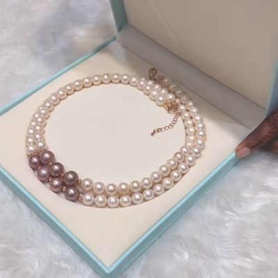 Premium quality pearl 2 layer necklace for women_img_1