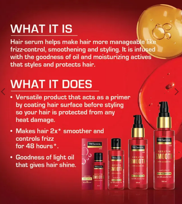 Tresemme Keratin Smooth Anti-Frizz Hair Serum With Argan oil 50ml_img_2