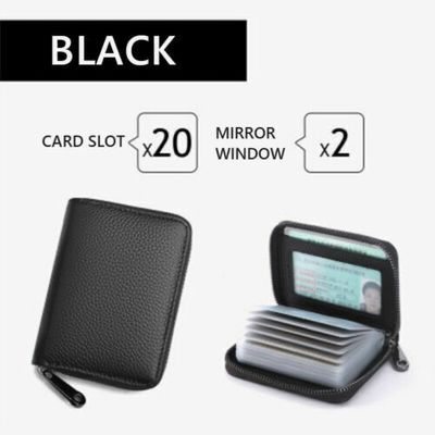 Men Business Card Holder Leather Credit Card Holder_img_5