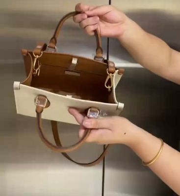 Genuine Leather Fashion Designer Luxury Clutch Ladies Tote Handbags  真皮时尚设计师奢华手拿包女士手提包_img_2