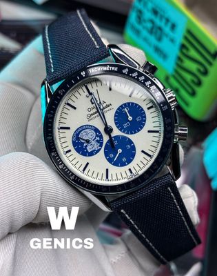 Omega Speedmaster Snoopy Belt Blue White Dial_img_0