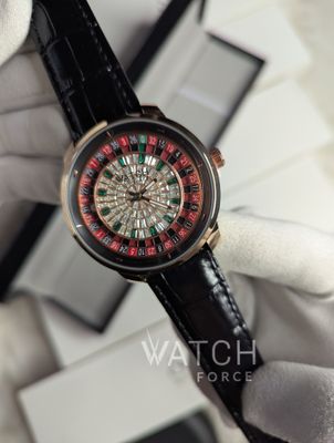 Jacob and Co Casino Roulette Rose Gold Black Belt_img_1