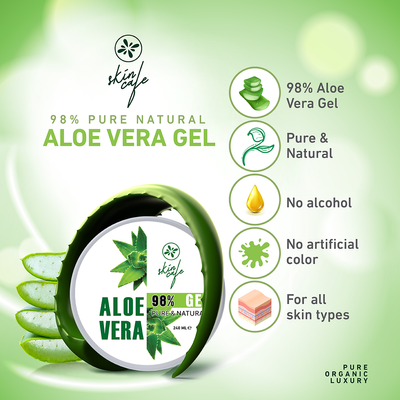 Skin Cafe Pure & Natural Aloe Vera Gel 98% – 240 ml - 574739_img_3