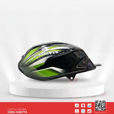 Fuel Tank for Bajaj Discover 100 (Black-Green) bike._img_0