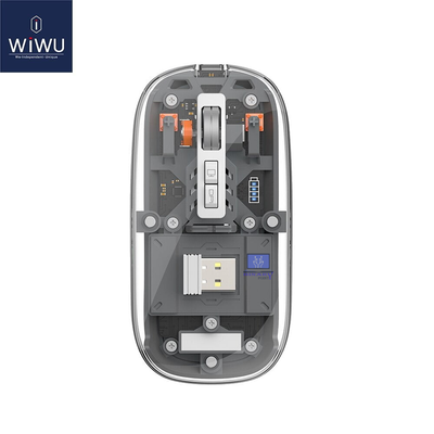 WiWU WM105 Crystal Transparent Magnetic Wireless Mouse - Price in Bangladesh_img_0