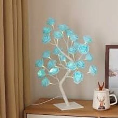 24 LED Rose Flower Tree Lamp_img_1
