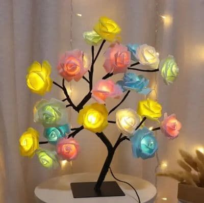 24 LED Rose Flower Tree Lamp_img_0