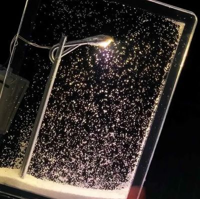 Christmas Gift Handmade DIY Snow Scenery Night Light Romantic Snowflake Lamp DIY Material Desktop Decor Snowy Night Street Lamp_img_3