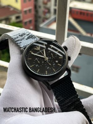 Armani Mesh Chain Matte Full Black_img_0