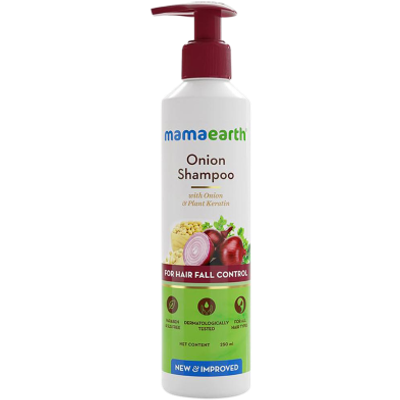 Mamaearth Onion Hair Fall Shampoo For Hair Growth & Hair Fall Control – 250ml | 771807_img_0