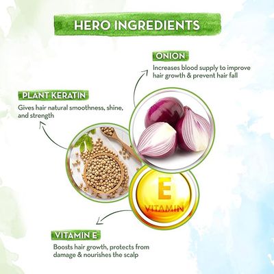Mamaearth Onion Hair Fall Shampoo For Hair Growth & Hair Fall Control – 250ml | 771807_img_2