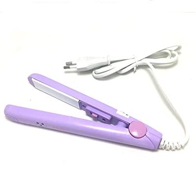 Mini Hair Straightener, Ceramic Lat Iron,Travel Size Wide Plate Flat Iron, Makes Hair Silky and Shiny_img_1