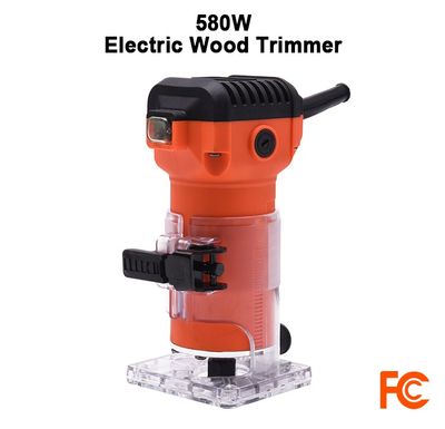 HARDEN Electric Trimmer Router, 580W, 30000rpm, Collet Chuck Diameter :  6.35mm, Electric Wood Trimmer; 752732_img_10