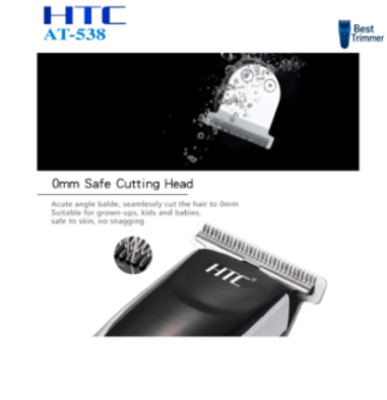 HTC AT-538 Rechargeable Hair and Beard Trimmer for Men_img_1