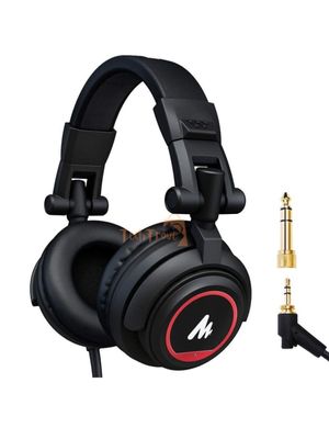 Maono AU-MH501 Professional Studio Monitor Headphone, Over Ear With 50mm Driver For Gaming, DJ, Studio, And Microphone Recording_img_0