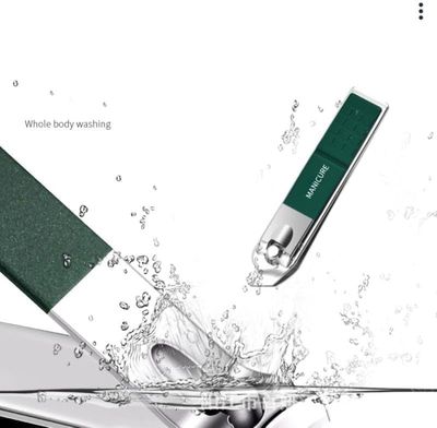Premium Stainless Steel Nail Clipper Set – Manicure & Pedicure Kit with Leather Case_img_4