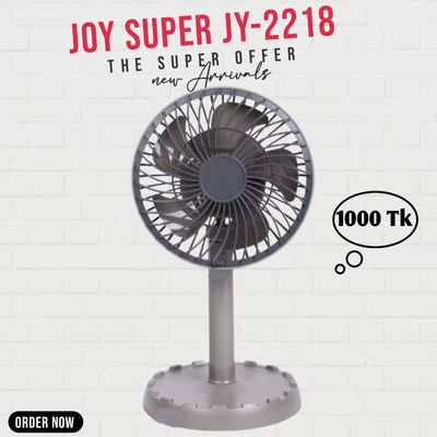 Jy Super JY‑2218 Professional Rechargeable Mini Table Fan_img_0