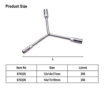 HARDEN Y-Type Wrench ( 12x14x17mm |  14 x 17 x 19mm ) Professional Auto Repairing Tool; 670225 | 670226_img_2