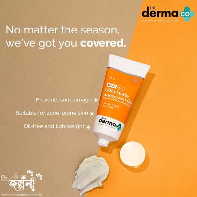 The Derma Co Ultra Matte Sunscreen Gel SPF 60 P+++ 50g_img_1