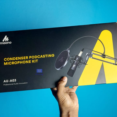 MAONO AU-A03 Condenser Microphone Professional Podcast Studio Microphone Audio 3.5mm Computer Mic For Live Streaming_img_2