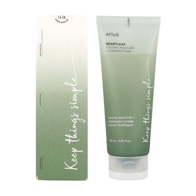 Anua Heartleaf Succinic Moisture Cleansing Foam (150ml)_img_1