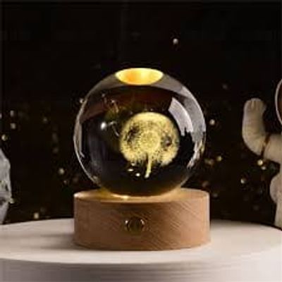 Crystal Galaxy flower ball_img_0
