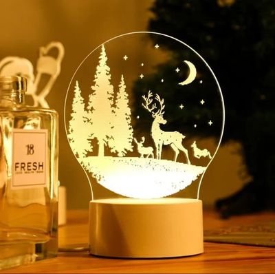 3D deer lamp_img_0