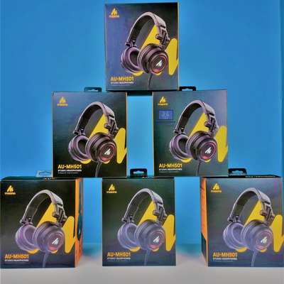 Maono AU-MH501 Professional Studio Monitor Headphone, Over Ear With 50mm Driver For Gaming, DJ, Studio, And Microphone Recording_img_5