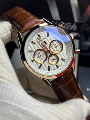 Tag 1969 Belt Brown White Dial Rose Gold Sub_img_0