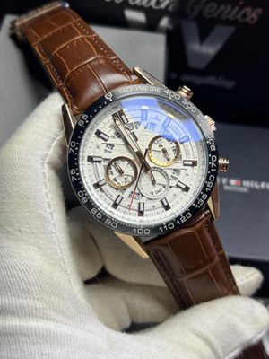 Tag Anniversary 2.0 Belt Brown White Dial_img_0
