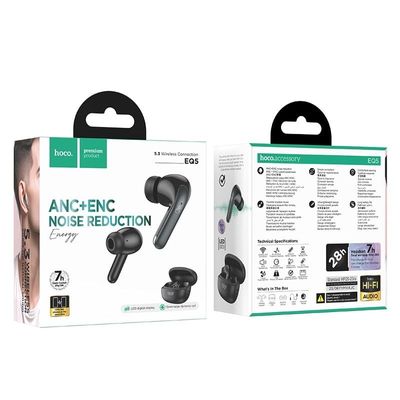 HOCO EQ5 ANC+ENC Bluetooth 5.3 Wireless Earbuds - Price in Bangladesh_img_1