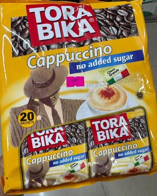 Tora Bika Cappuccino (No Added Sugar) – 20 Sachets_img_1