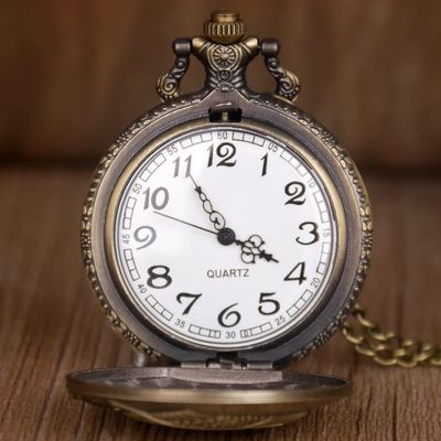 Retro Pocket Watch With Chain_img_5