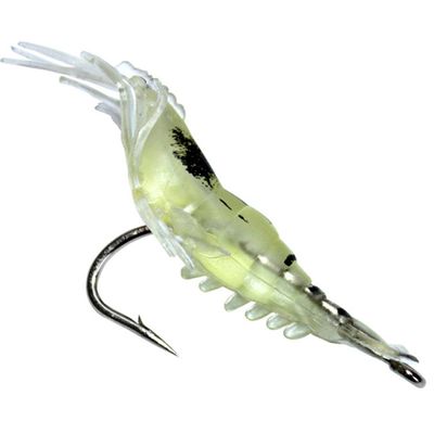 Lifelike Shrimp Fishing Lures, 5cm, Slow Sinking Soft Bait with Single Hook - Ideal for Bass, Trout, Salmon in Freshwater & Saltwater, Fishing Bait_img_4