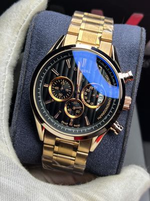 Tag 1969 Chain Full Rose Gold Black Dial_img_0