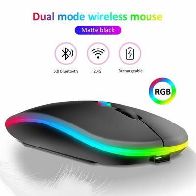 Wireless Mouse Gamer USB Rechargeable 2.4GHZ Bluetooth-compatible RGB Mice for Laptop PC Silent Backlit Ergonomic Gaming Mouse_img_0