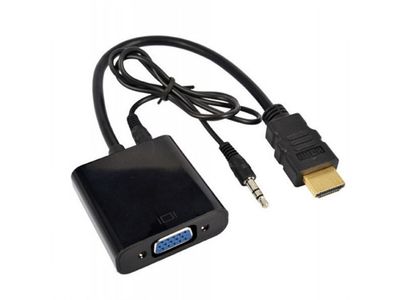 HDMI to VGA Adapter Converter with Sound Cable_img_1