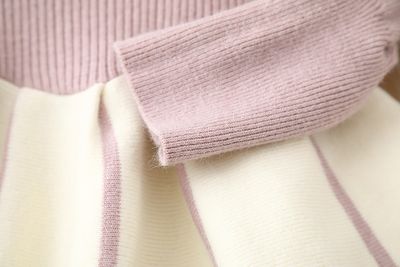 Kids Girls Winter Knit Bow Warm Long Sleeve Party Dress (6 months to 5 years) for ANGEL_img_12