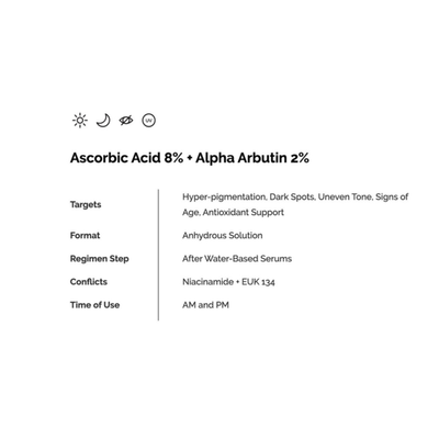 The Ordinary Ascorbic Acid 8% + Alpha Arbutin 2% Serum – 30ml_img_1