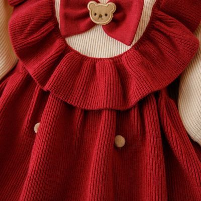 Baby Girls Winter Knitted Warm & Stylish Kids Party Dress (1 to 5 years) for yours ANGEL_img_5