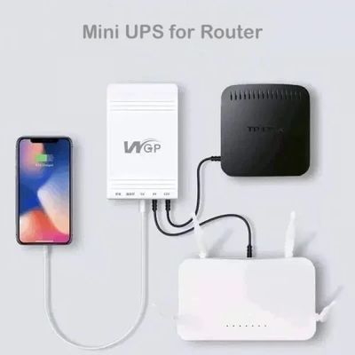 WGP Wonderful Mini UPS Price in Bangladesh | 10400mAh Long Backup Router UPS 5 9 12v black_img_0