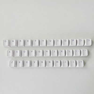 White Shine Through Letter Keycaps_img_0