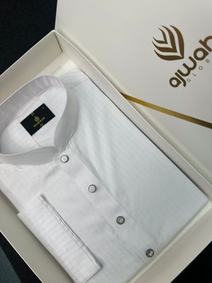 White Step Panjabi | Premium Tailored Design_img_0