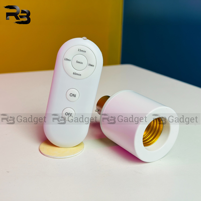 B22 to E27 LED Lamp Holder with Wireless Remote & Timer_img_0