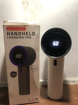 100-Speed Handheld Rechargeable Fan 🌀_img_4