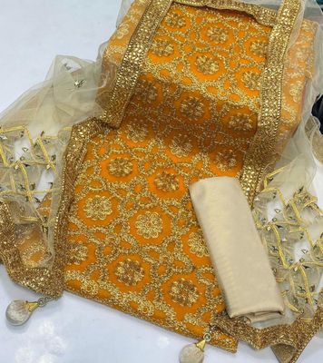 Semi –Embroidery & Sequence Work Party dress_img_0