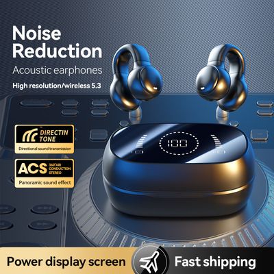 M47 Wireless Headphones Bluetooth Bone Conduction Earphones HIFI Stereo Ear Hook Noise Reduction Sports Waterproof Game Headsets_img_4